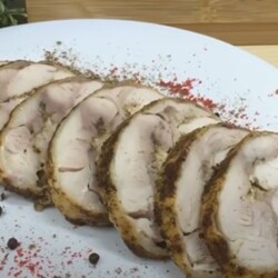 ПРАЗДНИЧНЫЙ КУРИНЫЙ РУЛЕТ С СЫРОМ И ГРИБАМИ//ГОТОВИМ НА ПРОДАЖУ