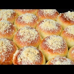 Пуховые БУЛОЧКИ с хрустящим ШТРЕЙЗЕЛЕМ Идеальны ДЛЯ ЗАВТРАКА