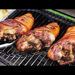 ПОКАЗЫВАЮ КАК ВКУСНО ПРИГОТОВИТЬ РУЛЬКИ НА ГРИЛЕ