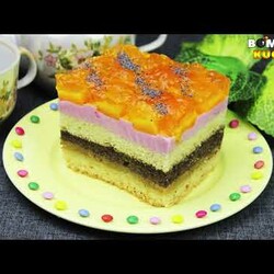 KOKIETKA - PYSZNE CIASTO JABŁKOWO-BRZOSKWINIOWE Z SERKIEM WANILIOWYM - PRZEPIS - BOMBOWA KUCHNIA