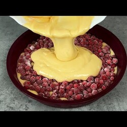 Мой ХОДОВОЙ пирог с замороженными ягодами на каждый день бьет все рекорды по скорости приготовления