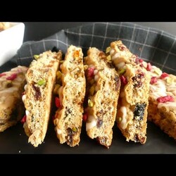 Быстрое печенье с орехами и сухофруктами МАЗУРКА! Легкое, воздушное,  без масла! Польское печенье!