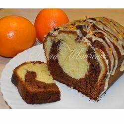 Шоколадно-апельсиновый йогуртовый кекс