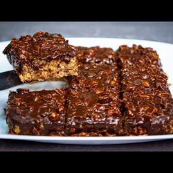 ПИРОГ С БАНАНАМИ ИЗ ОВСЯНКИ и кокоса