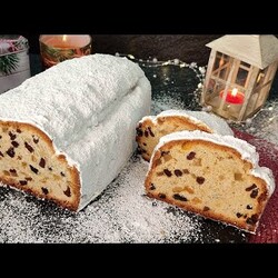 ИДЕАЛЬНЫЙ Быстрый Рождественский ШТОЛЛЕН из Германии! ТВОРОЖНЫЙ получается с классическим вкусом