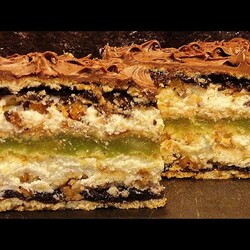 Шикарный торт "ИЗУМРУДНЫЙ ВЕЧЕР"! Для  ценителей изысканной, необычной выпечки!В восторге будут все!