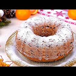 Новогодняя Рождественская выпечка - Творожный Бездрожжевой Кекс “А-ля Рождественский Штоллен”