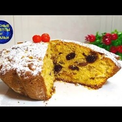 Вкусный КЕКС с кукурузной мукой и сухофруктами.  Рецепт кекса к чаю.