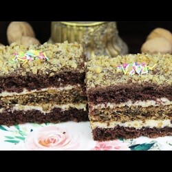 CIASTO KAPITAN Z ORZECHAMI ORAZ PYSZNĄ MASĄ - IDEALNY PRZEPIS