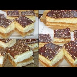 CIASTO DELICJA Z KREMEM I JABŁKAMI-po prostu pyszne :)