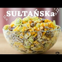 Sułtańska - sałatka na każdą okazję c ананасом и грибами