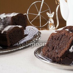 Шоколадный кекс с корицей