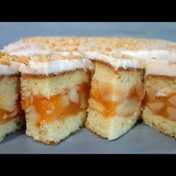 CIASTO BABIE LATO. PYSZNE CIASTO Z KREMEM I JABŁKAMI. PRZEPYSZNY JABŁECZNIK, NAJLEPSZA SZARLOTKA