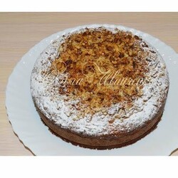 Пирог ДОМОВОЙ - яблочно-ореховое наслаждение