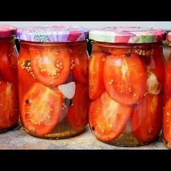 Просто НАРЕЖЬТЕ помидоры.Теперь ВСЕГДА так буду готовить. Сладкие ПОМИДОРЫ на зиму, цыганка готовит.