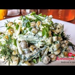 КАК ПРИГОТОВИТЬ ЛЕГКИЙ И НЕЖНЫЙ САЛАТ ЗА 10 МИНУТ?  НЕРЕАЛЬНО ВКУСНО, ХОТЬ КАЖДЫЙ ДЕНЬ ЕШЬ!!!