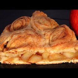 НОВЫЙ Необычный ПИРОГ Яблочный Синнабон на творожном тесте | APPLE PIE CINNABON