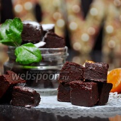 Мандариновая помадка с горьким шоколадом