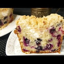 Кекс - чизкейк с ягодами и крошкой! Вкуснее любого торта!