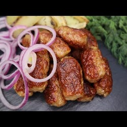 Колбаски котлетки из фарша – пальчики оближешь! На праздничный стол или вместо шашлыка!