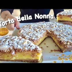 TORTA DELLA NONNA senza cottura FACILE E VELOCE