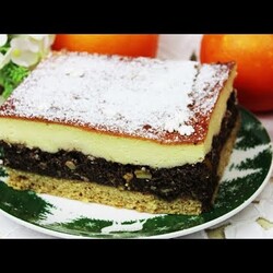 SEROMAKOWIEC - PYSZNE CIASTO NA ŚWIĘTA Z MASĄ MAKOWĄ ORAZ MASĄ SEROWĄ - PRZEPIS - BOMBOWA KUCHNIA