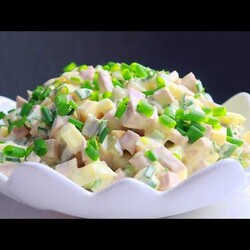 НЕЖНЕЕ Оливье! Салат "КАРЛСОН"/ БЫСТРЫЙ Праздничный, 10 минут и Готово!