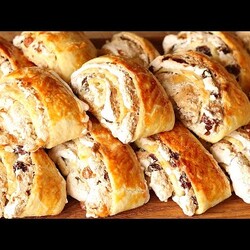 ПОПРОБОВАВ Один Раз, Будете Готовить ПОСТОЯННО! ПРОСТО! Слоёное ПЕЧЕНЬЕ с ВОЗДУШНОЙ НАЧИНКОЙ к ЧАЮ