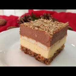 Kolač koji morate probati-Kremasti trostruki užitak sa čokoladom i orasima-A creamy triple delight