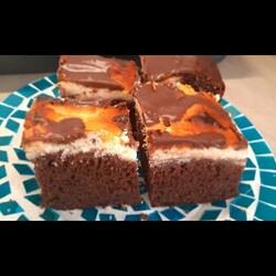 Krasula lub Cielaczek / Kakaowe ciasto z masa serowa