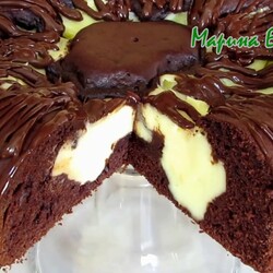 Торт ВУЛКАН КРЕМ ПЛОМБИР ВЫПЕКАЕТСЯ ВМЕСТЕ с КРЕМОМ ПЛОМБИР!!! ОЧЕНЬ ПРОСТО и ОБАЛДЕННО ВКУСНО!!!