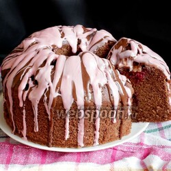 Шоколадно-вишнёвый кекс