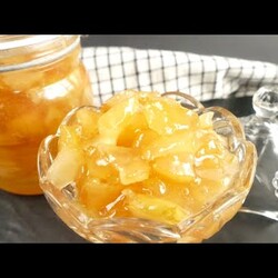 Самое вкусное и густое яблочное варенье/джем за 20 минут без загустителей! Янтарные дольки!