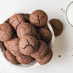 Шоколадное печенье на растительном масле пошаговый рецепт с фото