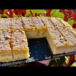 торт с яблочным кремом