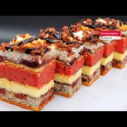 НОВИЙ пляцок КАРМЕН Сирний пляцок з маком і вишнями Сырник с маком и вишней Cheesecake Carmen