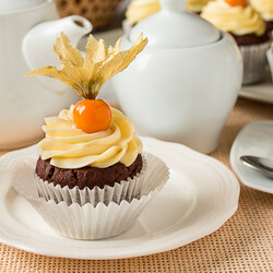 Шоколадные капкейки с сюрпризом на Вкусном Блоге