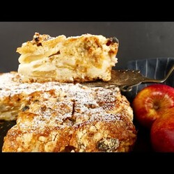 Яблочный пирог из сухого теста! Готовится так просто что справится даже новичок!