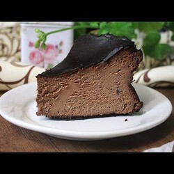 Шоколадный жжёный чизкейк