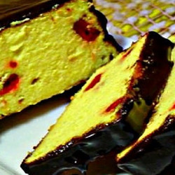 Творожный кекс с вишней и шоколадом - потрясающе вкусно!