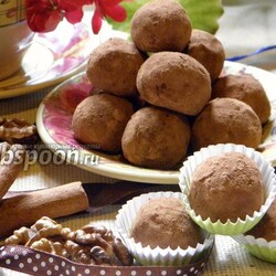 Трюфели с грецкими орехами