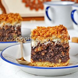 Маково-кокосовый торт