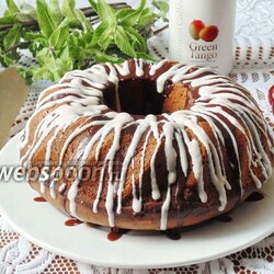 Кекс с черешней и шоколадом