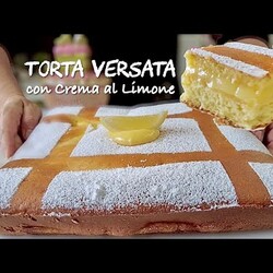 TORTA VERSATA CON CREMA AL LIMONE