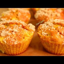 Они КАК ПУХ! Воздушные и СОЧНЫЕ  с ХРУСТЯЩЕЙ Крошкой / ТЫКВЕННЫЕ кексы с Яблоками | Оливьедка