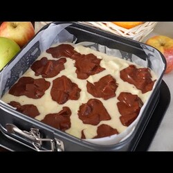 пирог с яблоками без миксера