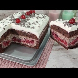 Alle sind von diesem berühmten Schokokuchen begeistert!  Kirschen SchokoKuchen!