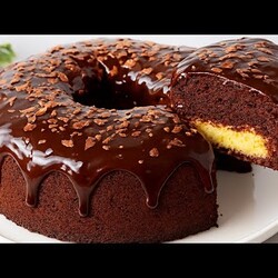 Meilleur Gâteau au chocolat! Gâteau 8 cuillères! Fond dans la bouche! Volcano cake