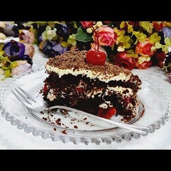 Вишнево-шоколадный торт!