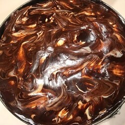 Мраморный торт птичье молоко